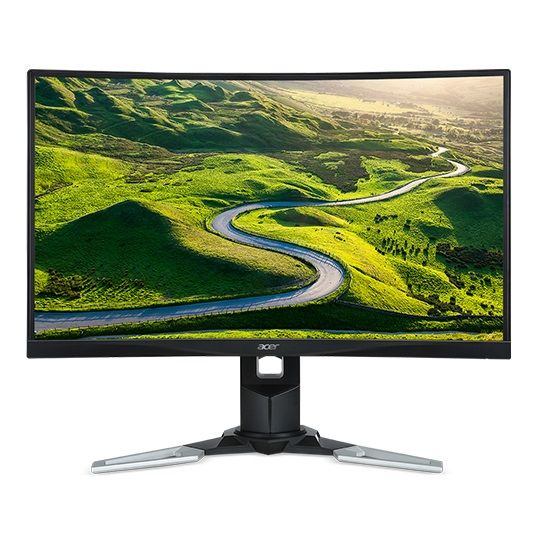 Монитор Acer 27" XZ271UAbmiiphzx (16:9)/TN+Film(LED)/ZF/2560x1440/144Hz/0.5 G2G, 1ms(MPRT)ms/400nits/1000:1/2xHDMI(2.0)+DP(1.2)+USB 3.0 Hub(1up 4down)+Audio out/7Wx2/DP/HDMI FreeSync/Black Curved 1800R with s UM.HX1EE.A18 UM.HX1EE.A18