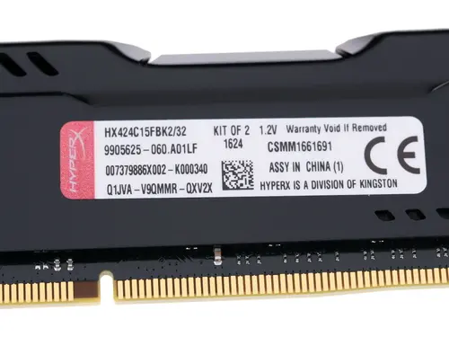 Модуль памяти Kingston  DDR4 DIMM 32GB Kit 2x16Gb PC4-19200, 2400MHz HX424C15FBK2/32 HX424C15FBK2/32