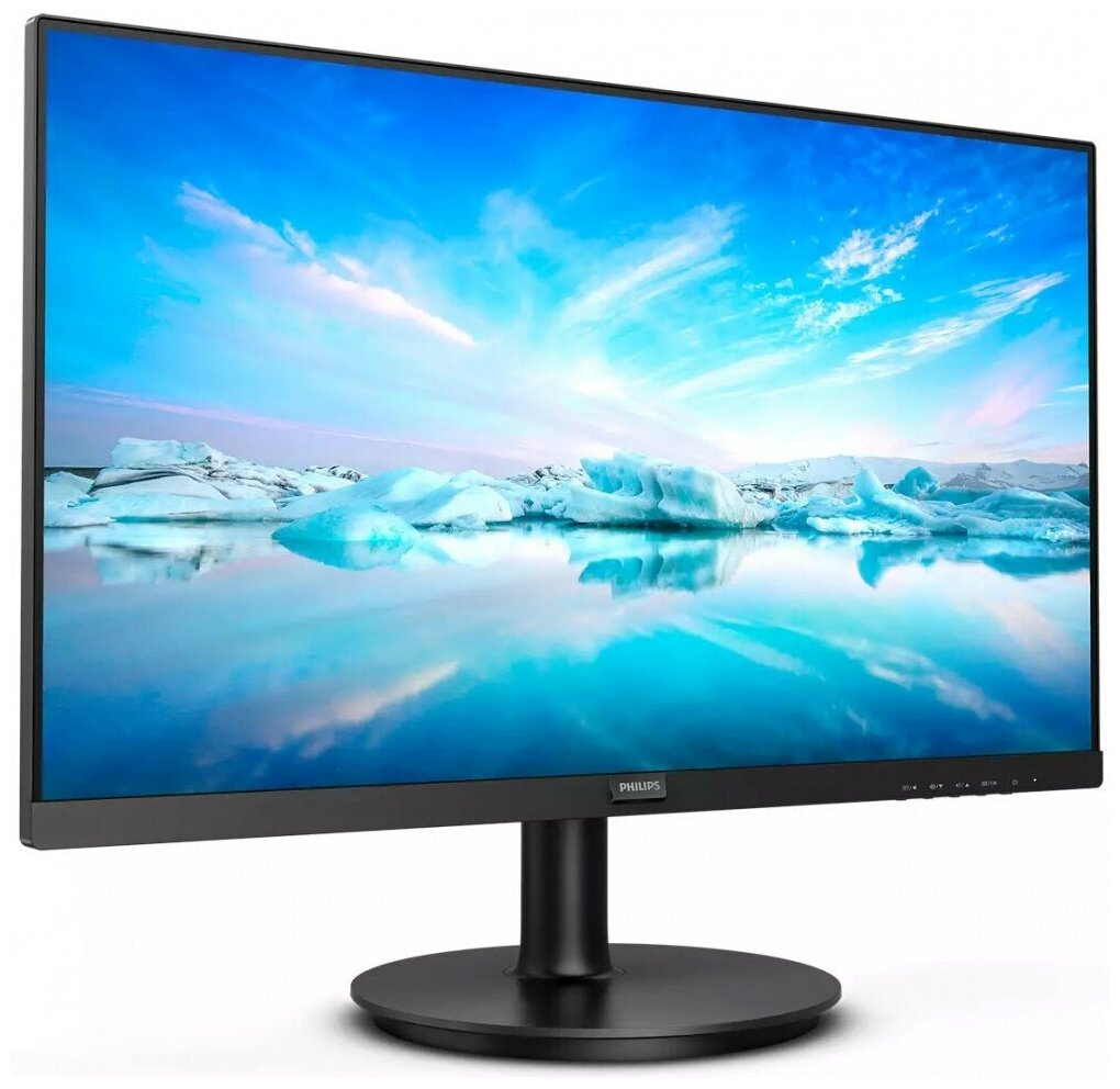 Монитор Philips 23,8" 241V8LA 1920x1080 75Гц VA LED 16:9 4ms D-Sub HDMI Mega Infinity DCR 3000:1 178/178 250cd Tilt Speakers Black A 241V8LA/00 241V8LA/00