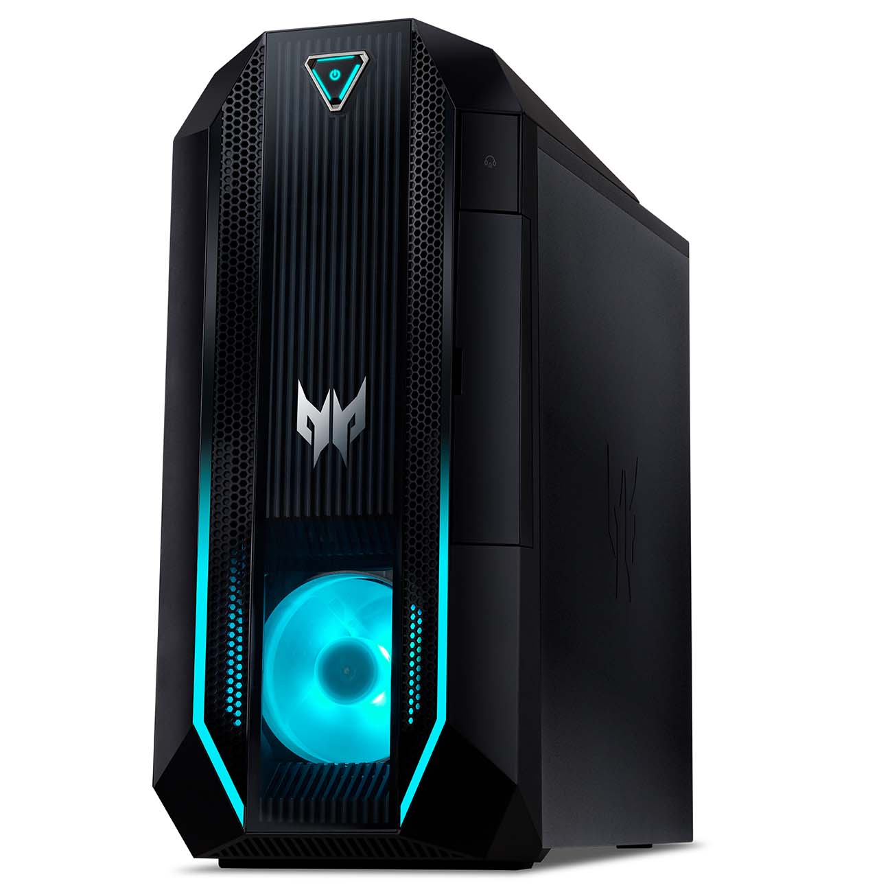 Персональный компьютер Acer Predator P03-620 MT i7 10700F (2.9)/16Gb/2Tb 7.2k/SSD512Gb/RTX3070 8Gb/Endless/GbitEth/WiFi/BT/500W/клавиатура/мышь/черный DG.E23ER.003 DG.E23ER.003