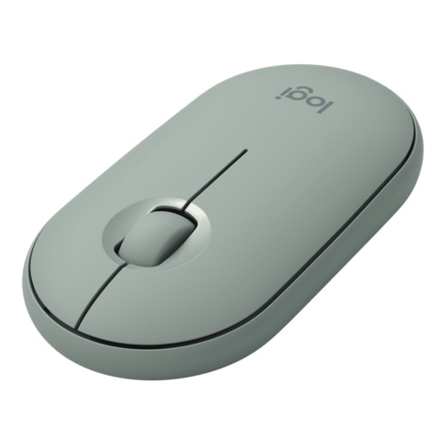 Мышь Logitech  Pebble M350 зеленый оптическая (1000dpi) silent беспроводная BT/Radio USB для ноутбука (2but) 910-005720 910-005720 #5