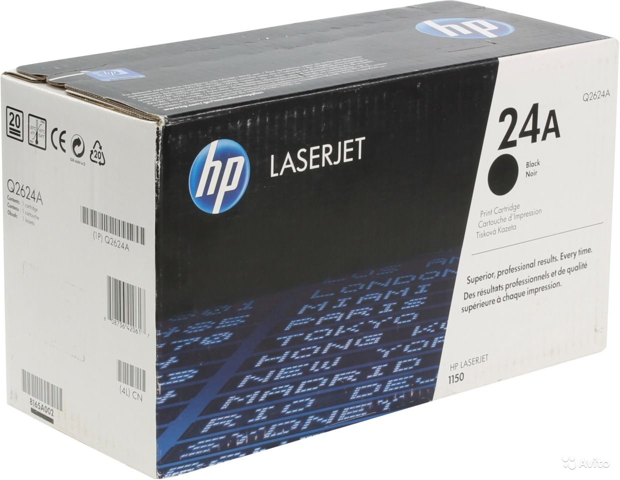 Тонер-картридж HP 24A Black для LJ 1150 (2500 стр) Q2624A Q2624A #2