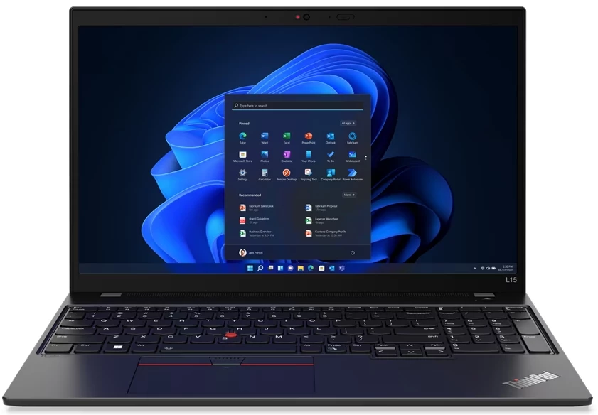 Ноутбук Lenovo  ThinkPad L15 G3 Core i5 1235U 8Gb SSD256Gb Intel UHD Graphics 15.6" FHD (1920x1080) Windows 11 Professional 64 black WiFi BT Cam 21C4S3TF00 21C4S3TF00 #4