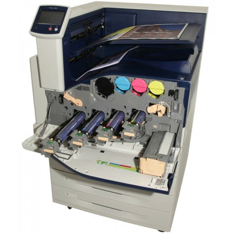 Принтер Xerox 7800DN A3, HiQ LED, 1200х2400 DPI, 45ppm/45ppm, max 225K pages per month, 2GB, PCL5c emul, PS3, Gigabit Eth, Duplex, Hard disk 160 Gb 7800V_DN 7800V_DN