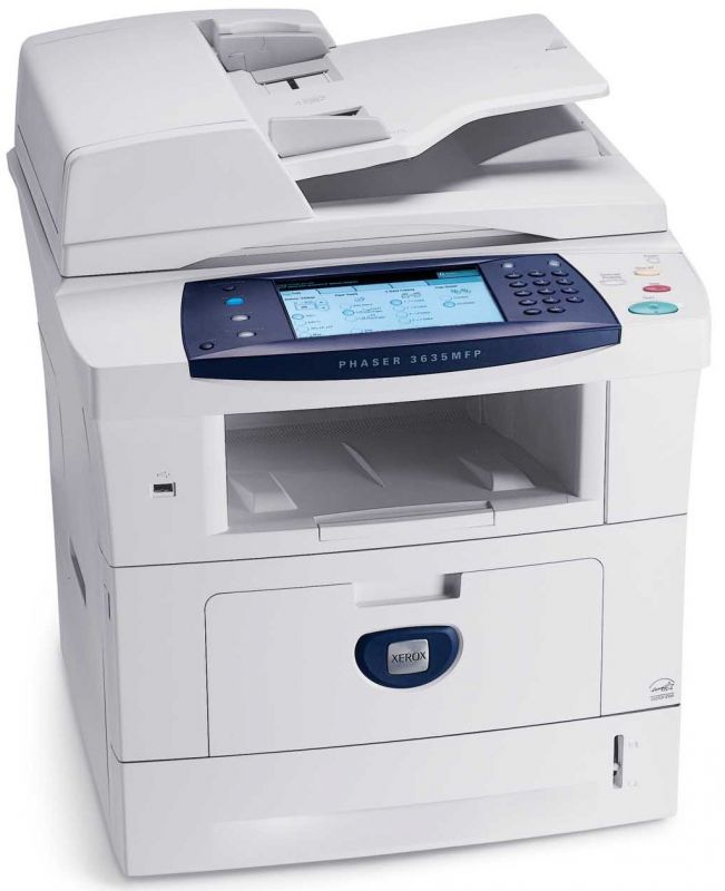 МФУ Xerox Phaser 3635 MFP/S A4, P/C/S/Email/USB, 33ppm, max 75K p/m, 256MB, PCL6, PS3, USB, Eth, DADF, EIP P3635MFPS# P3635MFPS#
