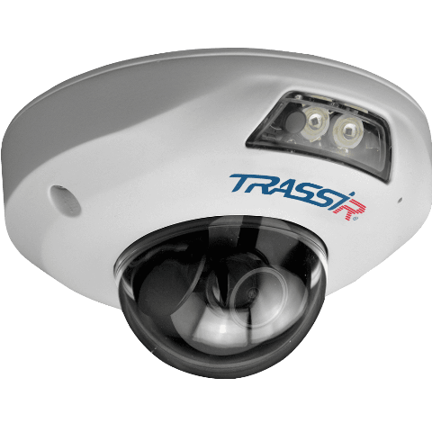 Видеокамера TRASSIR  IP TR-D4141IR1 2.8-2.8мм цветная корп.:белый TR-D4141IR1 2.8 TR-D4141IR1 2.8