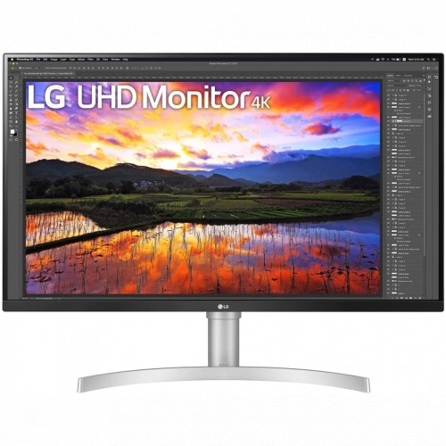 Монитор LG LCD 31.5'' 32UN650-W {IPS 3840x2160 75Hz 5ms 350cd 1000:1 10bit(8bit+FRC) 178/178 HDR10 2xHDMI2.0 DisplayPort1.4 FreeSync 5Wx2 VESA} 32UN650-W.ARUZ 32UN650-W.ARUZ