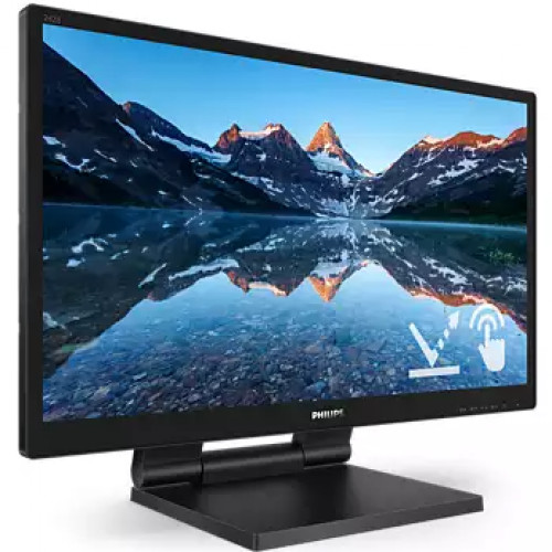 Монитор Philips 23,8" 242B9TL SmoothTouch 1920x1080 60Гц IPS W-LED 16:9 5ms(GtG) VGA DVI-D HDMI DP 2*USB3.1 50M:1 1000:1 178/178 250cd Speakers Tilt -5/90 Black 242B9TL/00 242B9TL/00