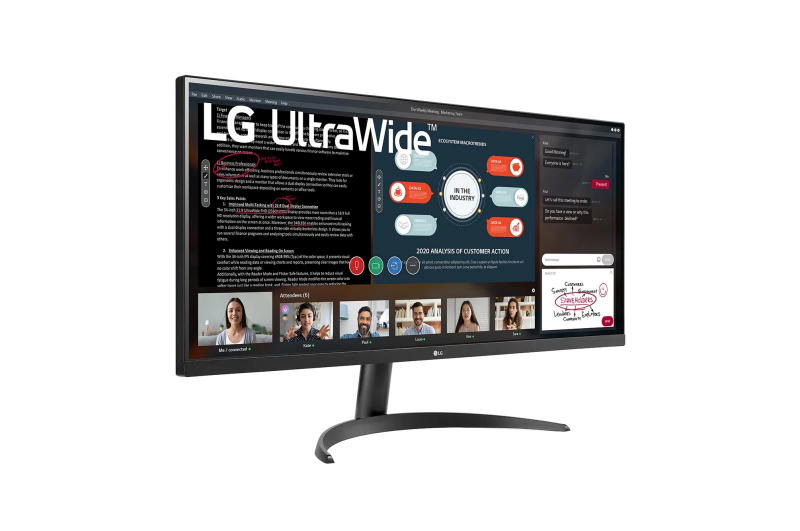 Монитор LG 34" UltraWide 34WP500-B черный IPS LED 21:9 HDMI матовая 250cd 178гр/178гр 2560x1080 FHD 75Hz FreeSync FHD 34WP500-B.ARUZ 34WP500-B.ARUZ