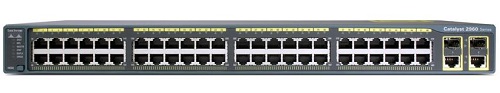 Комммутатор Cisco 48 10/100 + 2 T/SFP LAN Base Image WS-C2960-48TC-L WS-C2960-48TC-L