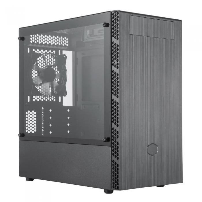 Корпус Cooler Master MasterBox MB400L TG with ODD mATX, Brushed Front Panel, Mesh Intakes, Tempered Glass side panel MCB-B400L-KG5N-S00 MCB-B400L-KG5N-S00