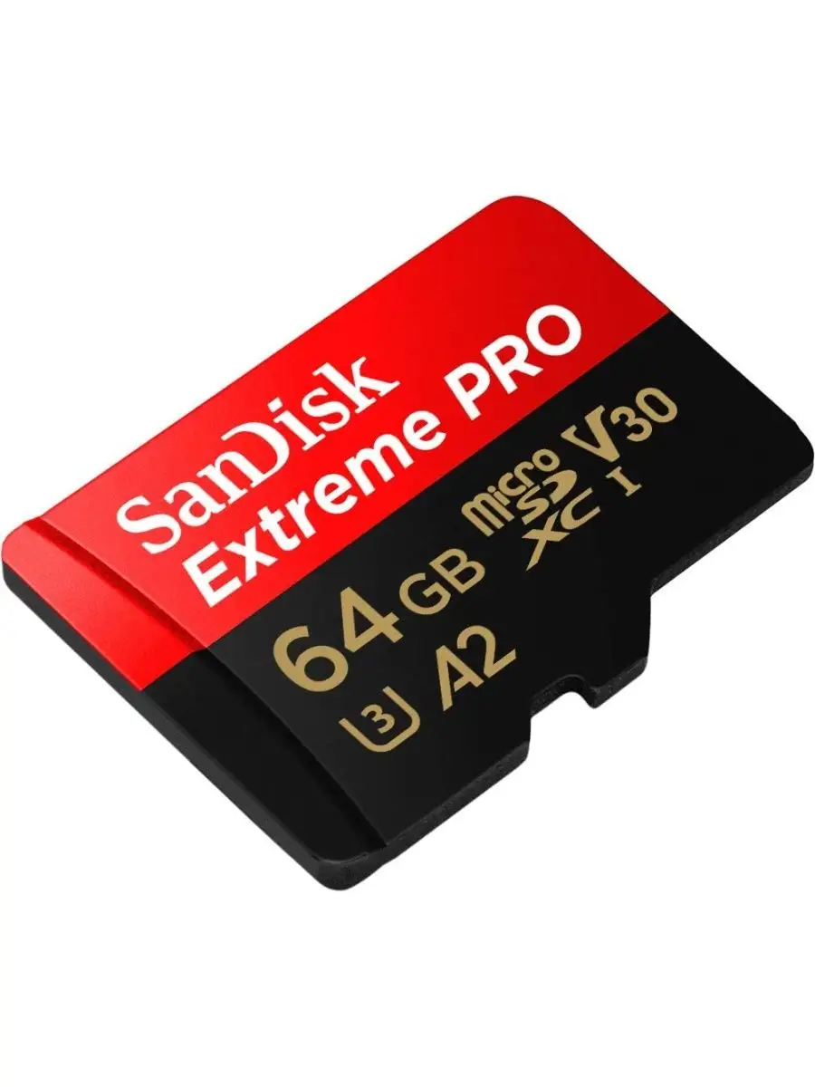 Карта памяти SanDisk SDSQXCU-064G-GN6MA 64GB,microSDXC,Class 10,UHS-I,A2,C10,V30,U3,Extreme Pro,200MB/s SDSQXCU-064G-GN6MA SDSQXCU-064G-GN6MA #2