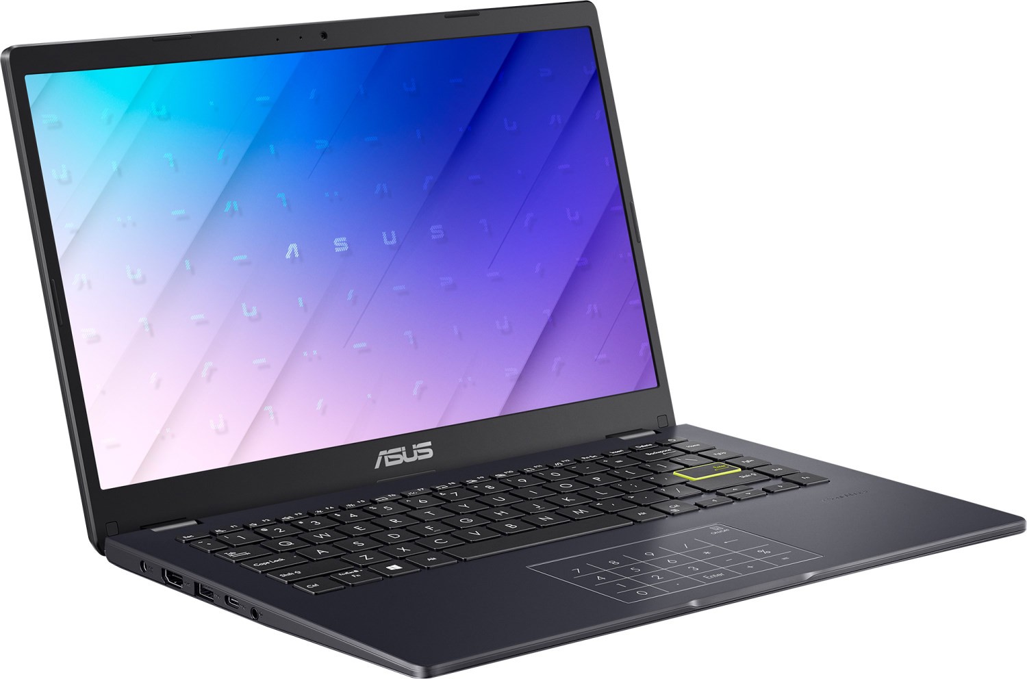 Ноутбук ASUS VivoBook E410MA-EB008T Celeron N4020/4Gb/SSD64Gb/UMA/14"/IPS/FHD (1920x1080)/Windows 10/black/WiFi/BT/Cam 90NB0Q11-M18300 90NB0Q11-M18300
