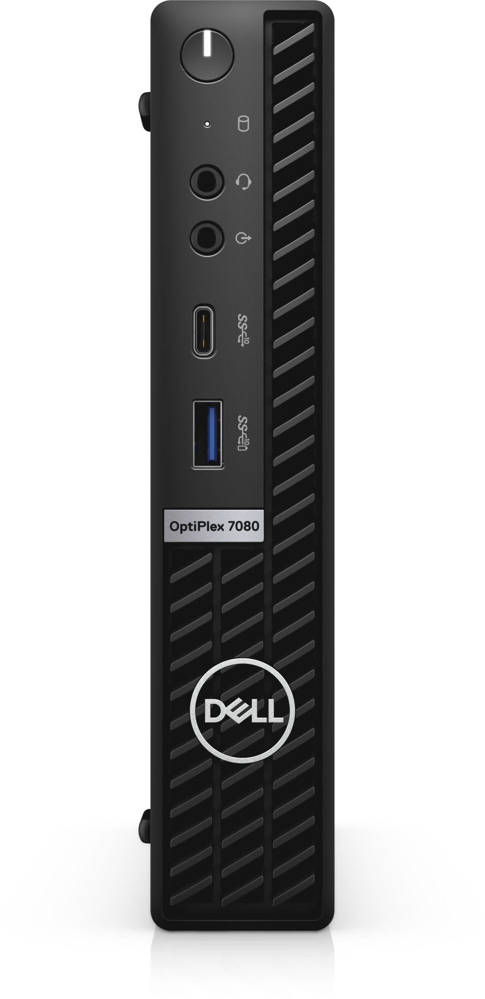 Компьютер Dell Optiplex 7080 Micro i7 10700T (2)/16Gb/SSD512Gb/RX 640 4Gb/Windows 10 Professional/GbitEth/WiFi/BT/180W/клавиатура/мышь/черный 7080-5191 7080-5191