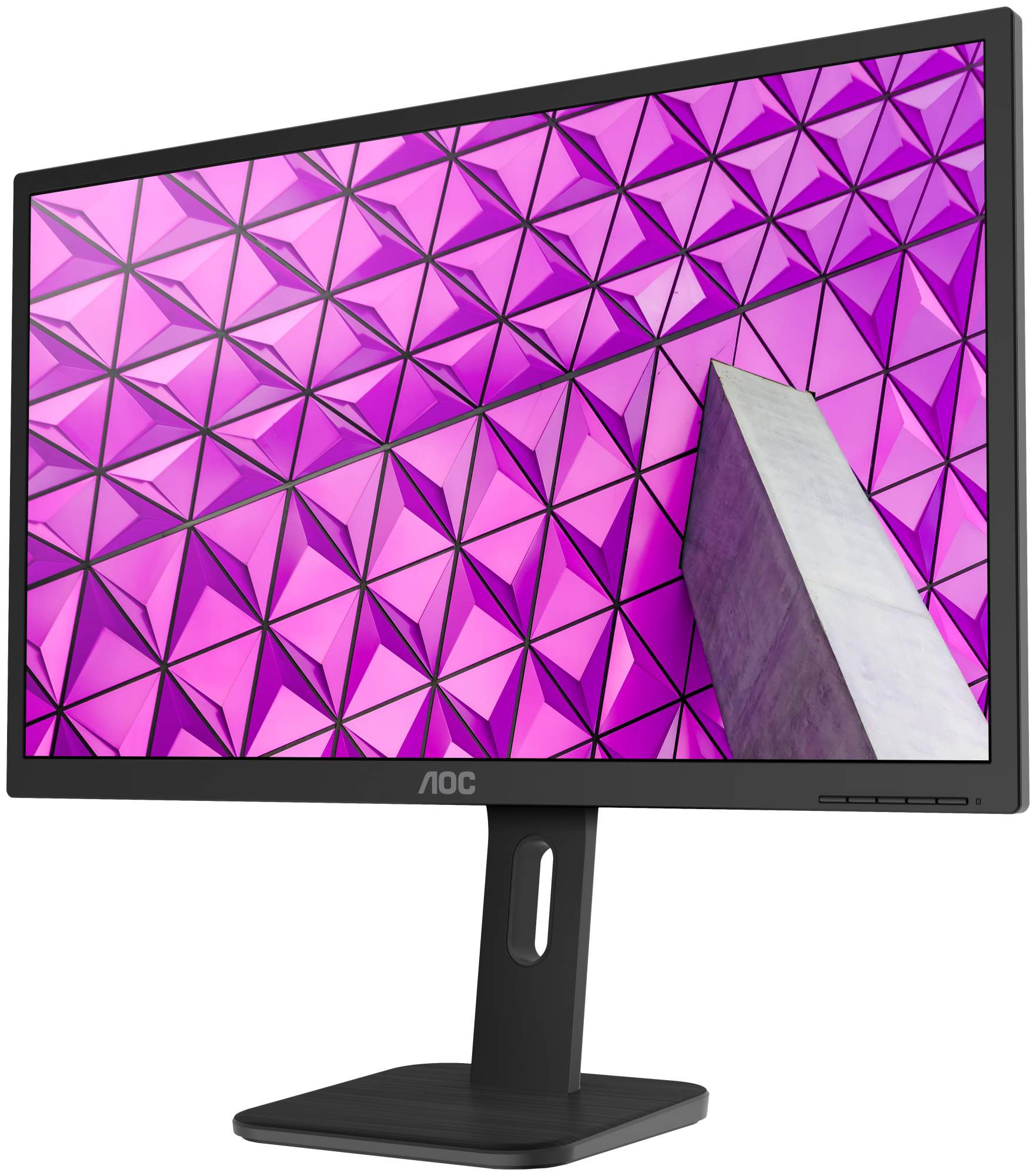 Монитор AOC 27" Professional черный IPS LED 4ms 16:9 DVI HDMI M/M матовая HAS Pivot 1000:1 250cd 178гр/178гр 1920x1080 D-Sub DisplayPort FHD USB 6.6кг 27P1 27P1