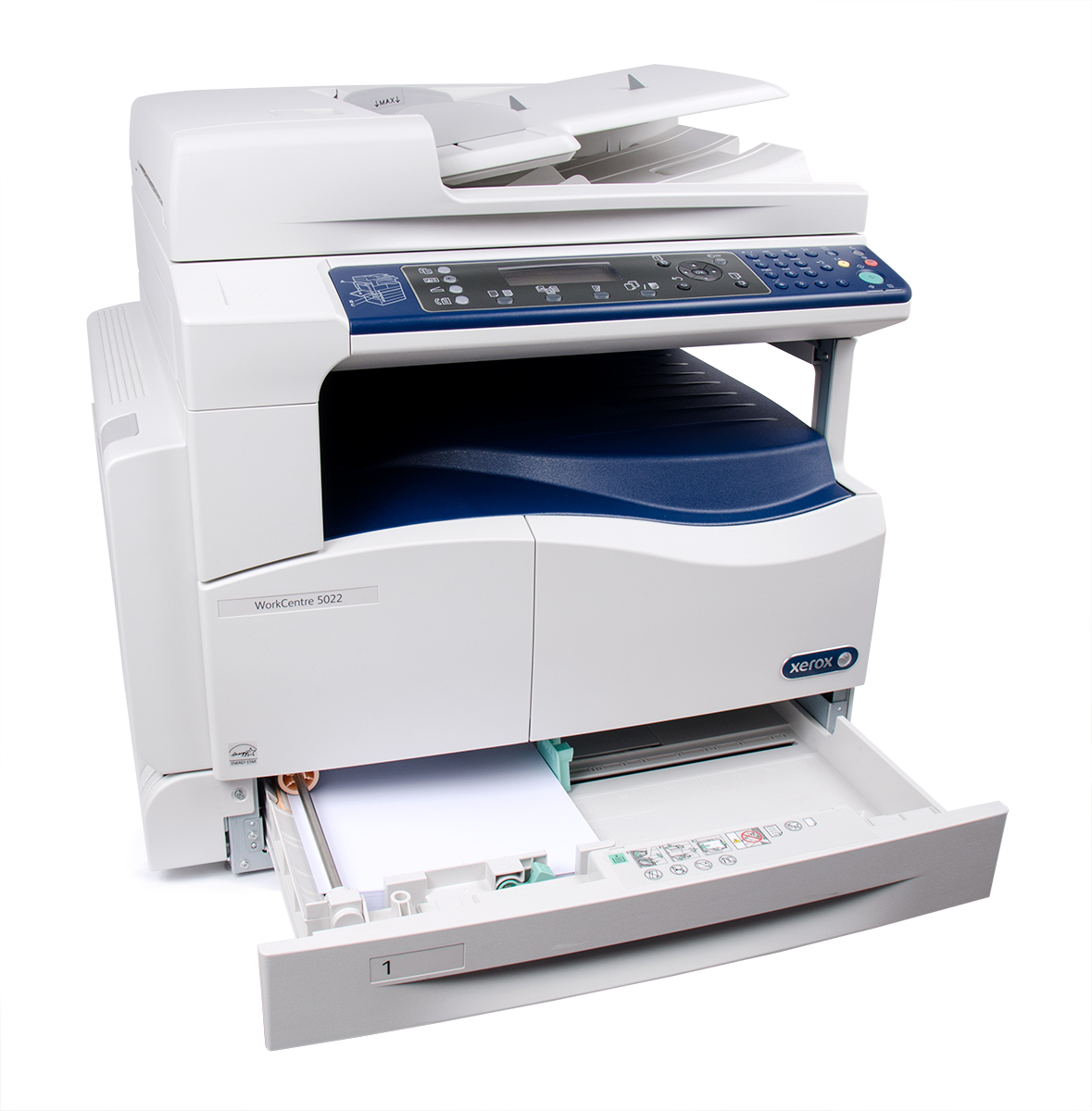 МФУ Xerox WorkCentre 5022D A3, Printer/Copier/Scanner, 22 ppm A4 speed, 256 MB, USB, DADF WC5022D# WC5022D#