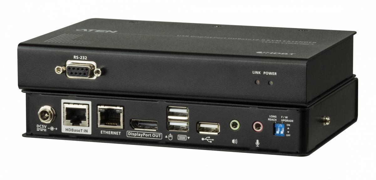 Кабель ATEN USB DisplayPort HDBaseT2.0 KVM Extender (4K@100м) CE920-AT-G CE920-AT-G