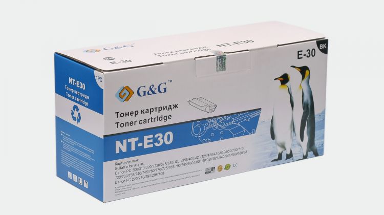 Тонер-картридж G&G для Canon FC-220/224/226/230/330/336 PC-860/890 (4000стр) NT-E30 NT-E30