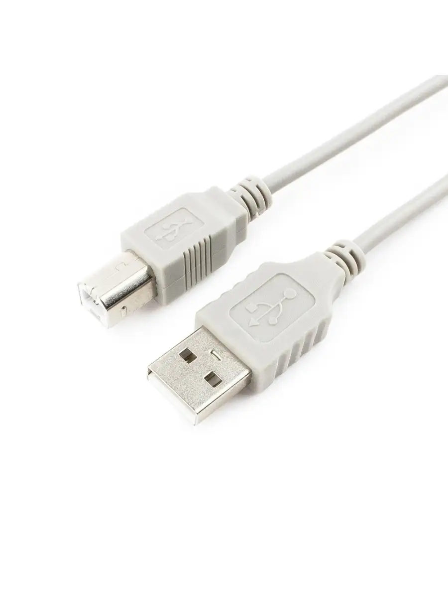 Кабель Gembird USB 2.0, AM/BM, 3.0м, пакет CC-USB2-AMBM-10 CC-USB2-AMBM-10 #1