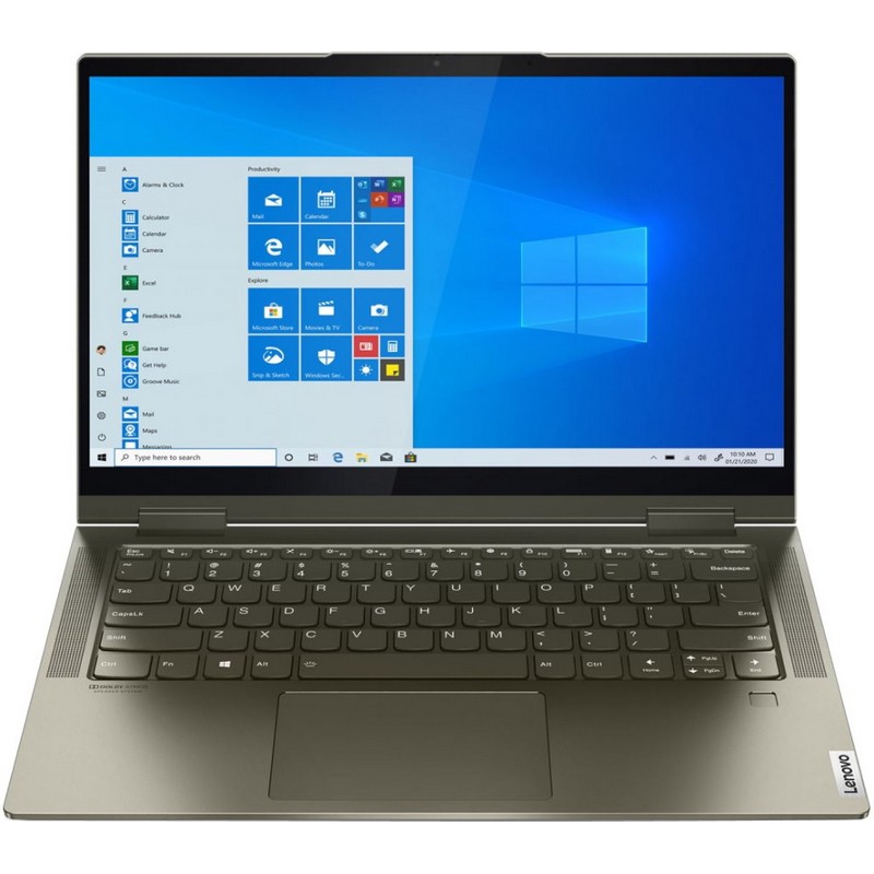 Ноутбук-трансформер Lenovo Yoga 7 14ITL5 Core i5 1135G7/8Gb/SSD512Gb/Intel Iris Xe graphics/14"/IPS/Touch/FHD (1920x1080)/Windows 10/d.green/WiFi/BT/Cam 82BH00ABRU 82BH00ABRU