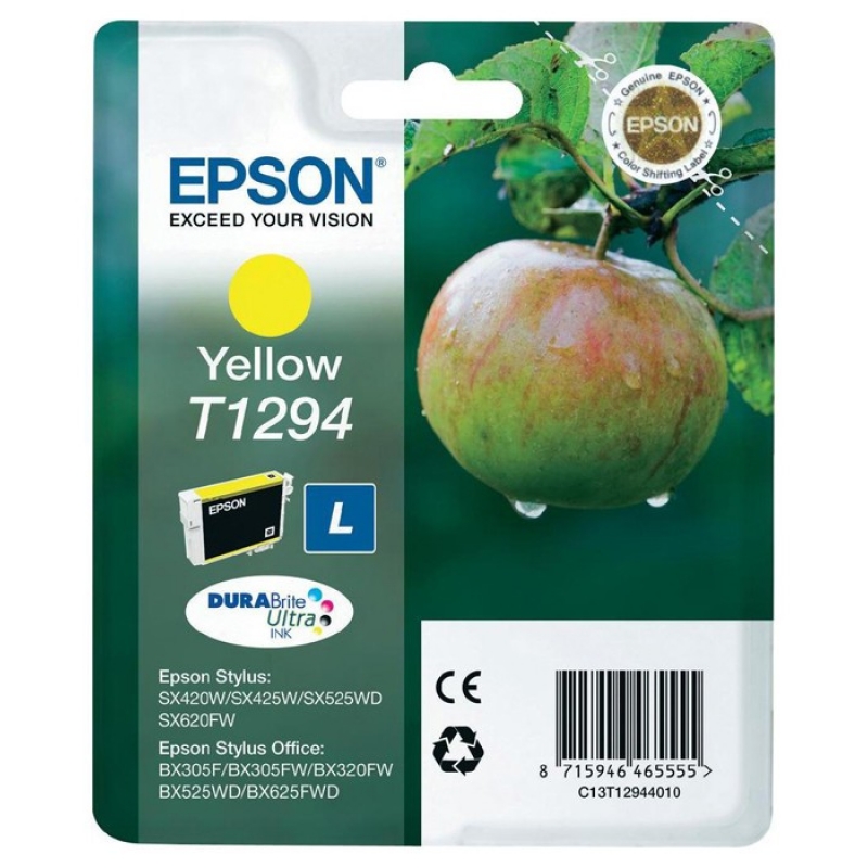 Картридж EPSON yellow for SX420W/BX305F C13T12944011/C13T12944012 #3