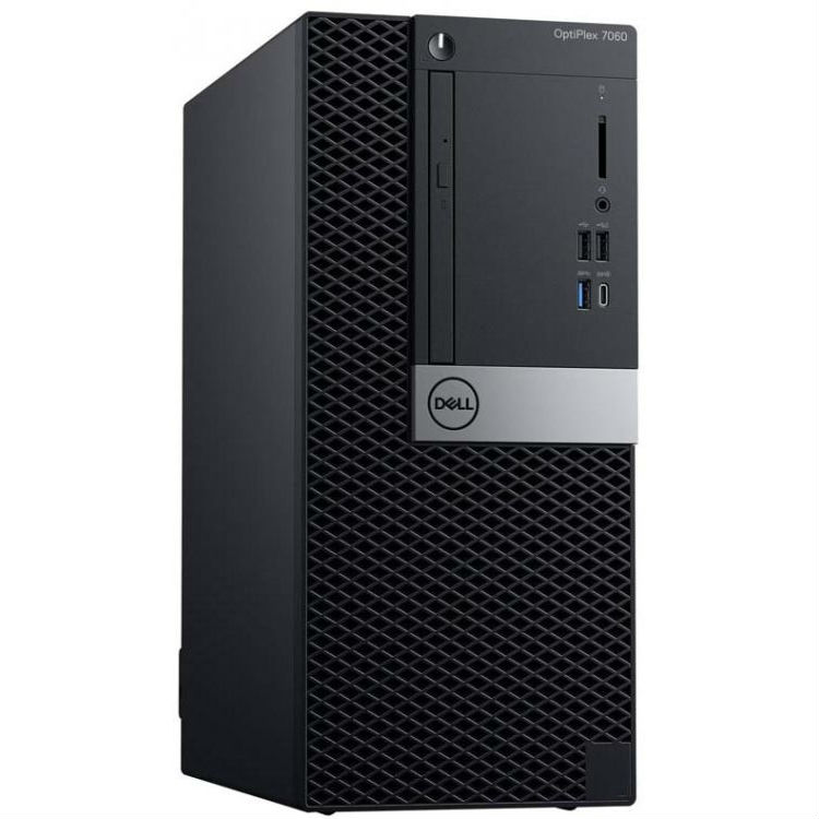 Персональный компьютер Dell Intel Core i7 8700, 3200 МГц, 8192 Мб, 1000 Гб, Radeon RX 550 4096 Мб, DVD-RW, 1000 Мбит/с, Windows 10 Professional (64 bi 7060-7700