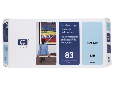 Набор HP 83 Light Cyan UV печатающая головка + устройство очистки для Designjet 5000/5000ps/5500/5500ps C4964A C4964A