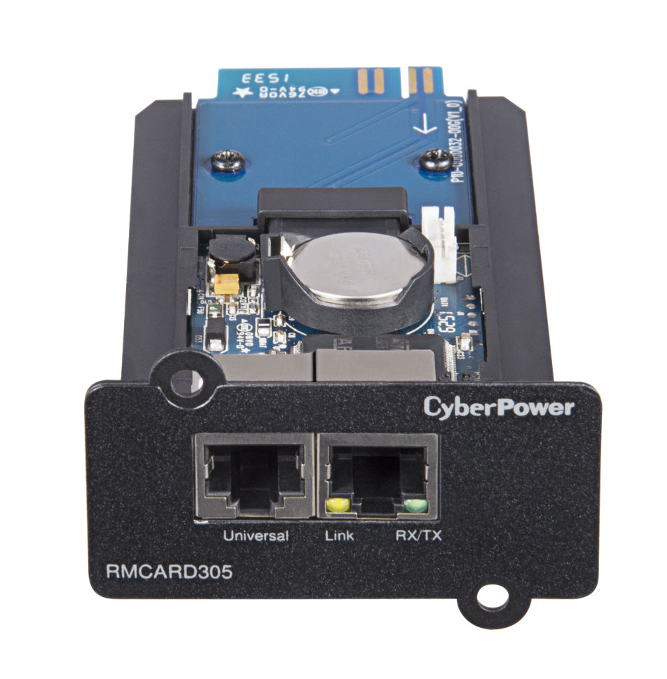 Карта сетевого управления CyberPower SNMP для ИБП серий OL, OLS, OR, PR. RMCARD305 RMCARD305