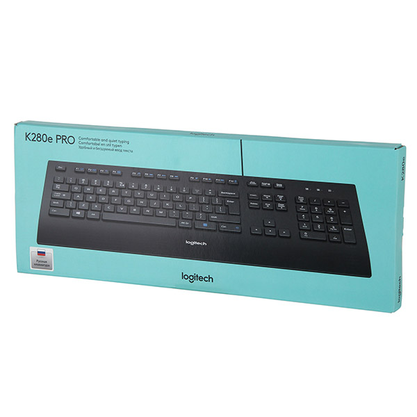 Клавиатура Logitech K280E (USB) black, rtl 920-005215 920-005215