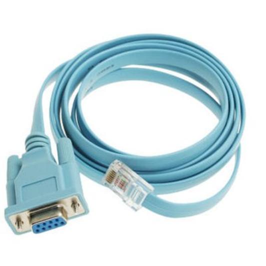 Кабель Cisco Console Cable 6ft with RJ45 and DB9F CAB-CONSOLE-RJ45= CAB-CONSOLE-RJ45=