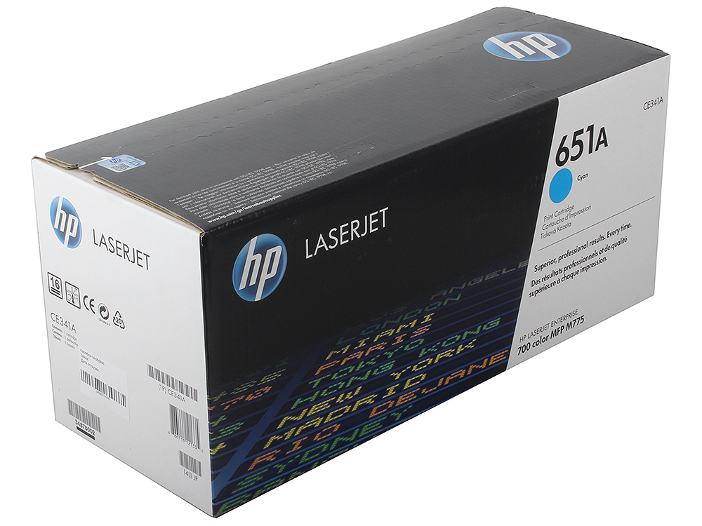 Картридж HP 651A  голубой для HP LJ M7756dn (CE341A) CE341A