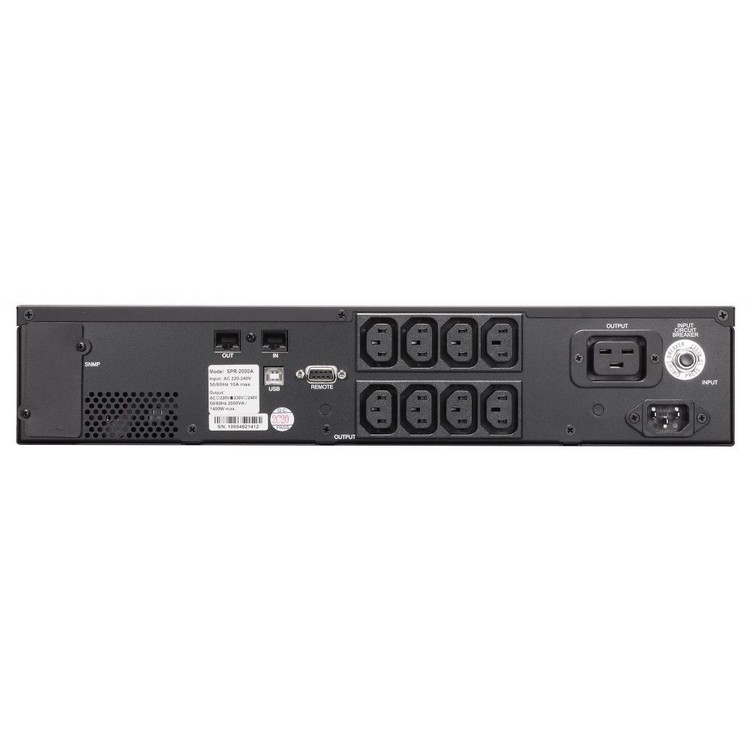 Источник бесперебойного питания Powercom SMART KING PRO+, Line-Interactive, 2000VA / 1400W, Rack/Tower, IEC, Serial+USB, SmartSlot SPR-2000 LCD SPR-2000 LCD