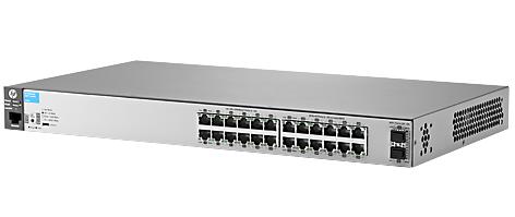 Коммутатор HPE 2530-24G 24 x 10/100/1000 + 2 x SFP+, Managed, L2, virtual stacking, 19" J9856A J9856A