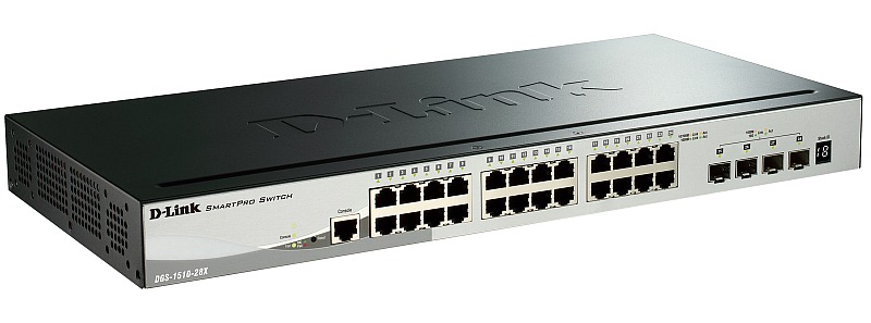 Коммутатор D-Link L2+ Smart Switch with 24 10/100/1000Base-T ports and 4 10GBase-X SFP+ ports DGS-1510-28X/A1A DGS-1510-28X/A1A #3