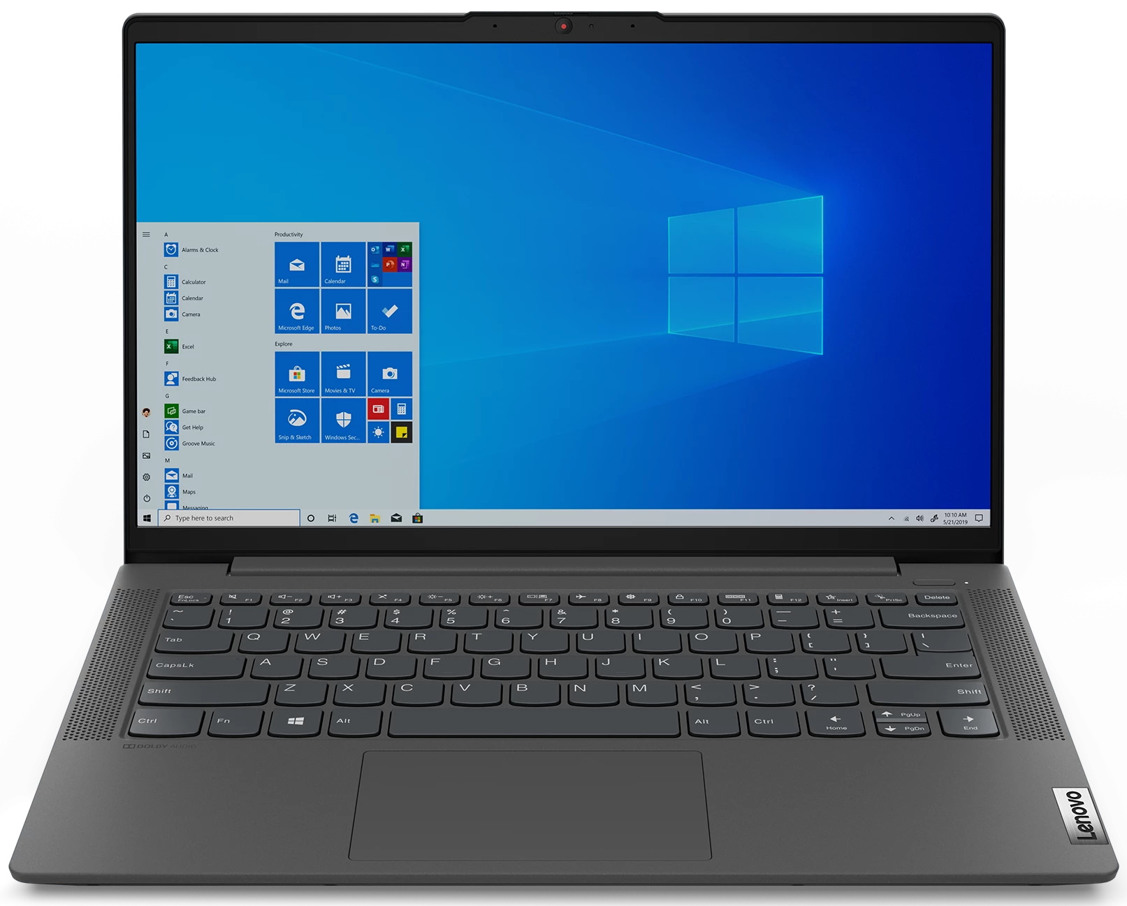 Ноутбук Lenovo IdeaPad 5 14ALC05 Ryzen 5 5500U/8Gb/SSD256Gb/AMD Radeon/14"/IPS/FHD (1920x1080)/noOS/dk.grey/WiFi/BT/Cam 82LM005ERK 82LM005ERK