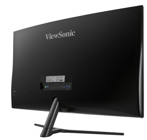 Монитор ViewSonic 27"  VA LED изогнутый, 1920x1080, 1ms, 280cd/m2, 178°/178°, 3000:1, 80Mln:1, D-Sub, 2*HDMI, 144Hz, FreeSync, колонки, Tilt, VESA, Black VX2758-PC-mh VX2758-PC-mh #1