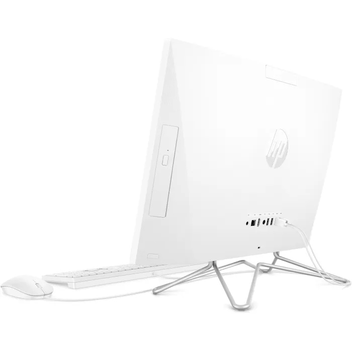 Моноблок HP 22-df0016ur NT 21.5" FHD(1920x1080) Pentium J5040, 4GB DDR4 2400 (1x4GB), SSD 128Gb, Intel Internal Graphics, noDVD, kbd&mouse wired, HD Webcam, Snow White, Win10, 1Y Wty 14P55EA 14P55EA