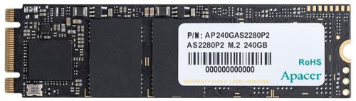 Твердотельный накопитель Apacer M.2 2280 480GB AS2280P2 Client SSD PCIe Gen3x2 with NVMe, 1580/950, IOPS 85K, MTBF 1.5M, 3D TLC, 240 AP480GAS2280P2-1 AP480GAS2280P2-1