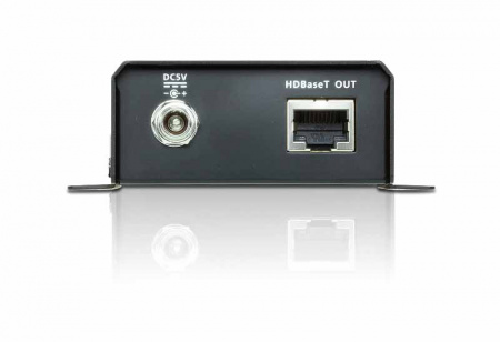 Удлинитель-передатчик ATEN HDMI HDBaseT-Lite,  60 метр,, 1xUTP Cat5e, HDMI+RJ45, F, без шнуров, Б,П, 220> 5V, (по витой паре;;4K-35м,Cat5e/6;1080p-60м,Cat5e/6;макс,скор,10,2Gbps;HDMI 3D/Deep Color/4K) VE801T-AT-G VE801T-AT-G