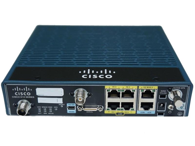 Маршрутизатор Cisco C819 M2M (4G LTE for Global 800/900/1800/2100/2600 MHz,HSPA+) (C819G-4G-GA-K9) C819G-4G-GA-K9