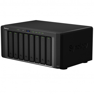 Сетевой накопитель Synology  два встроенных порта 10GBASE-T LAN, ОП 4 GB, 8 дисков 3,5” SATA или 8 дисков 2,5” SATA/SSD, 2 USB 3.0, 2 порта 1GbE LAN + 2 порта 10GbE LAN, охлаждение 2 вентилятора (120мм X 120мм) DS1817 DS1817