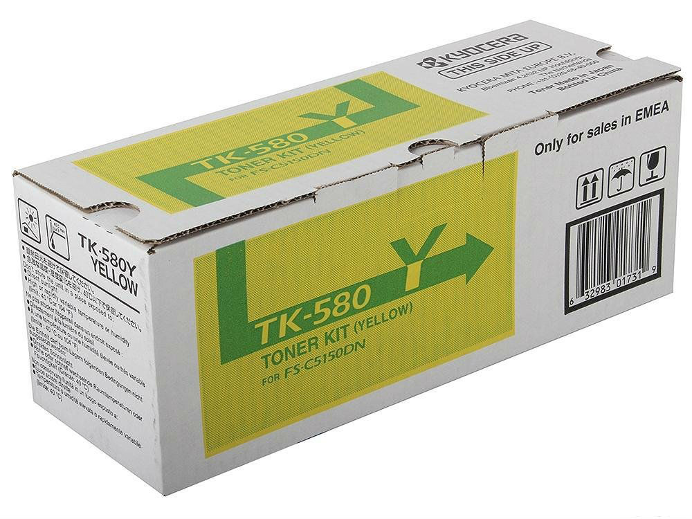 Картридж Kyocera TK-580Y для FS-C5150DN Yellow 1T02KTANL0 1T02KTANL0 #1