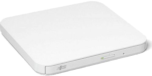 Привод LG DVD-RW, внешний, USB, белый  GP90NW70 GP90NW70