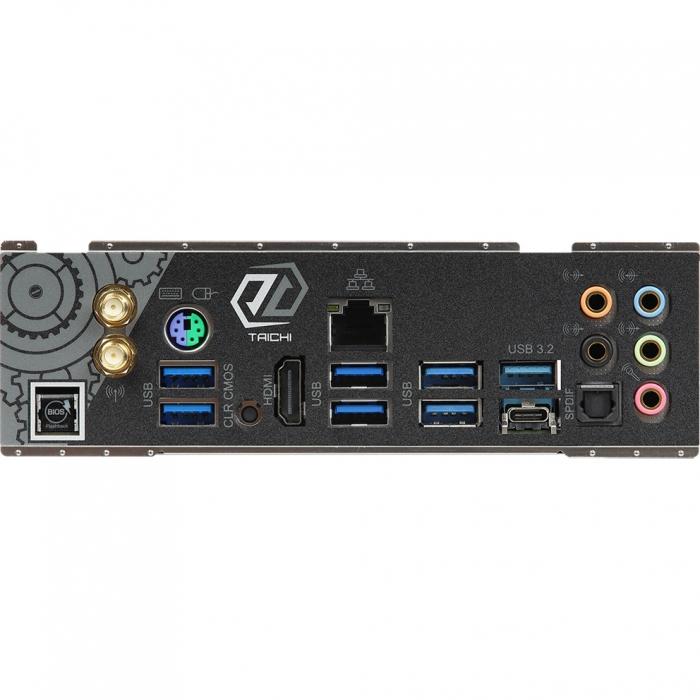 Материнская плата ASRock , Socket AM4, AMD X570, 4xDDR4-3200, HDMI, 3xPCI-Ex16, 2xPCI-Ex1, 8xSATA3(RAID 0/1/10), 3xM.2, 8 Ch Audio, GLan, Wi-Fi 802.11, (0+4)xUSB2.0, (7+2)xUSB3.2, (1+1)xUSB3.2 Type-C™, 1xPS/2, ATX, RTL X570 TAICHI X570 TAICHI