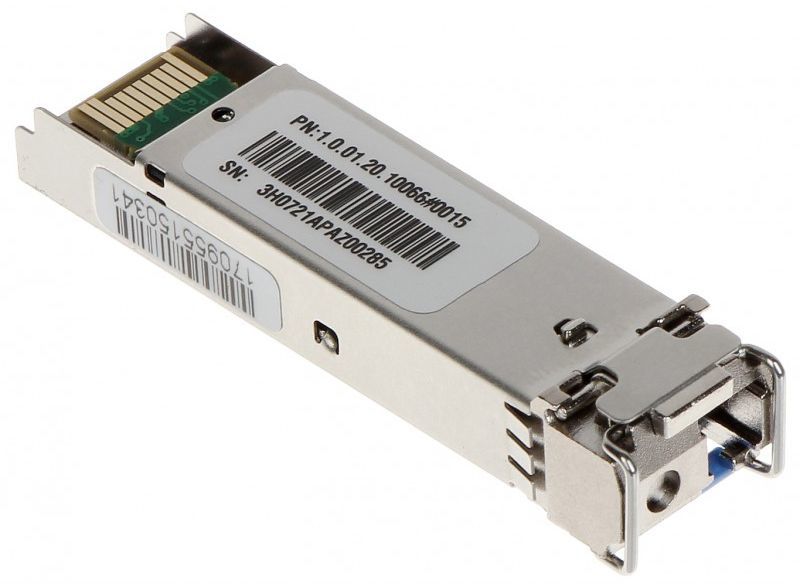 Модуль Dahua Одномодовый оптический 1,25G TX1310nm, RX1550nm Двусторонняя передача дистанция до 20км температурный диапазон: -40C~85 DH-PFT3960 DH-PFT3960