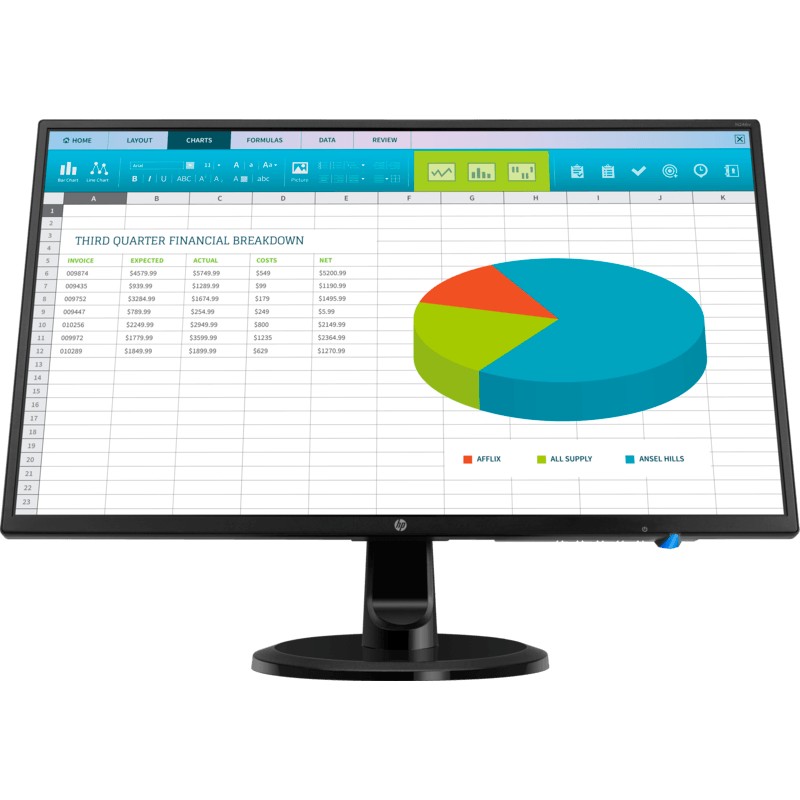 Компьютер HP Bundles 400 DM G5 DM Intel Core i5 9500T(2.2Ghz)/8192Mb/256SSDGb/BT/WiFi/war 1y/W10Pro + HDMI Port+Monitor N246v 23.8in +Quick Release 261X3ES 261X3ES