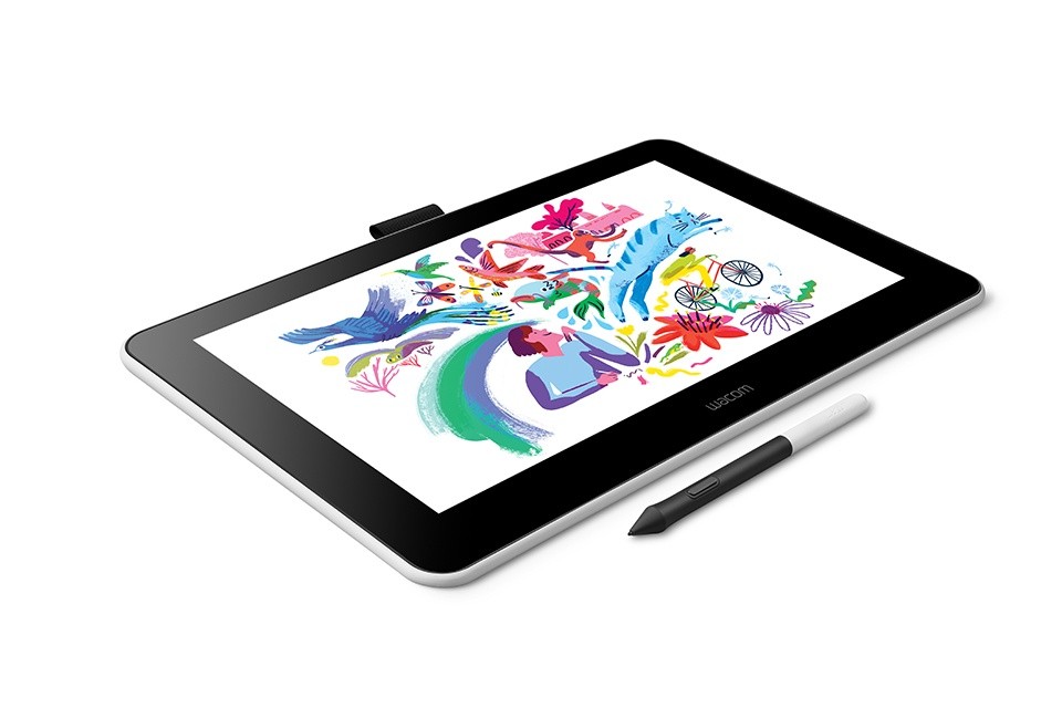 Графический планшет Wacom One LED USB Type-C белый DTC133W0B DTC133W0B