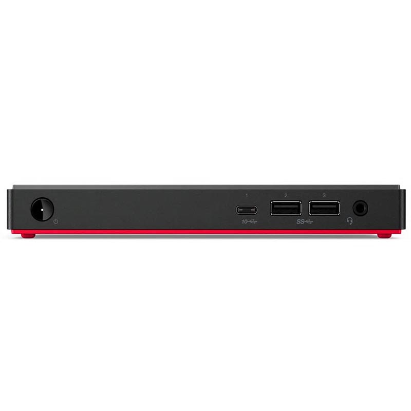 Персональный компьютер Lenovo ThinkCentre M90n-1 Nano i3 8145U (2.1)/8Gb/SSD128Gb/UHDG 620/Windows 10 Professional 64/GbitEth/WiFi/BT/65W/клавиатура/мышь/черный 11AD001TRU 11AD001TRU