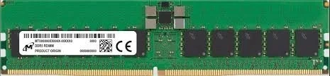 Модуль памяти Micron DDR5 RDIMM 32GB 2Rx8 5600 MHz ECC Registered, 1 year, OEM MTC20F2085S1RC56BD1 MTC20F2085S1RC56BD1