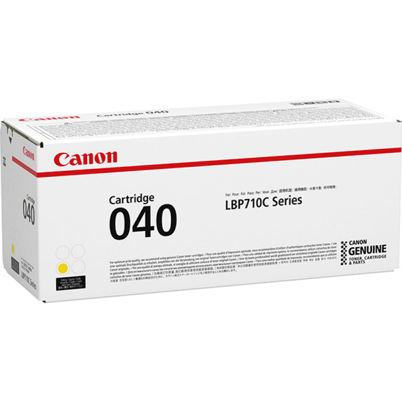 Тонер-картридж Canon 040 Y желтый для Canon LBP710Cx/712Cx (5400 стр.) 0454C001 0454C001